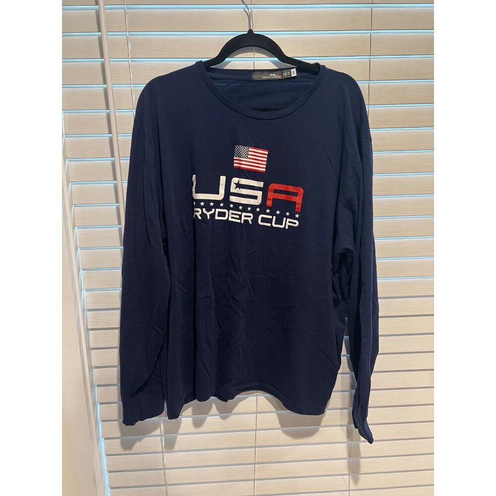 Ralph Lauren RLX‎ Long Sleeve Ryder Cup 2023 Shirt - Size XXL